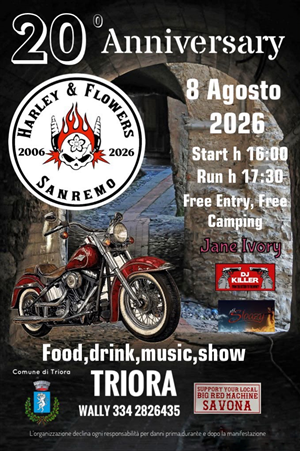 20° Anniversary Harley & Flowers Sanremo